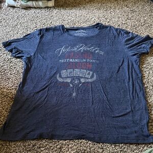 Lucky Brand Navy Graphic Tee